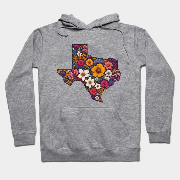 Texas Wildflowers Hoodie by JessArty